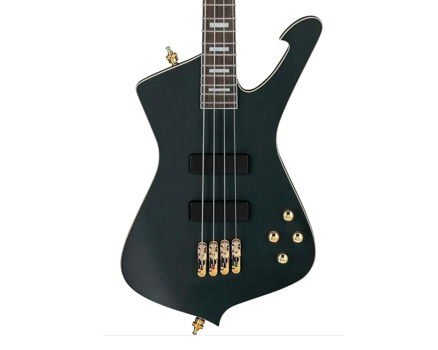 Bajo Eléctrico Ibanez Iceman ICB620-BKF Negro Mate con Funda
