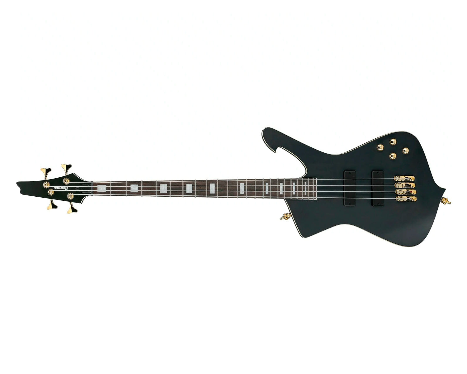 Bajo Eléctrico Ibanez Iceman ICB620-BKF Negro Mate con Funda