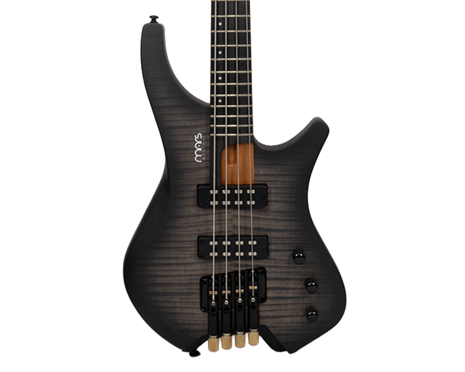 Bajo Eléctrico Mars Headless 4 Cuerdas Grey Burst Satin