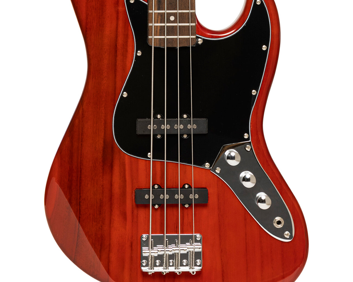 Bajo Eléctrico Stagg SBJ-30-STF-RED Standard J Rojo Fiesta