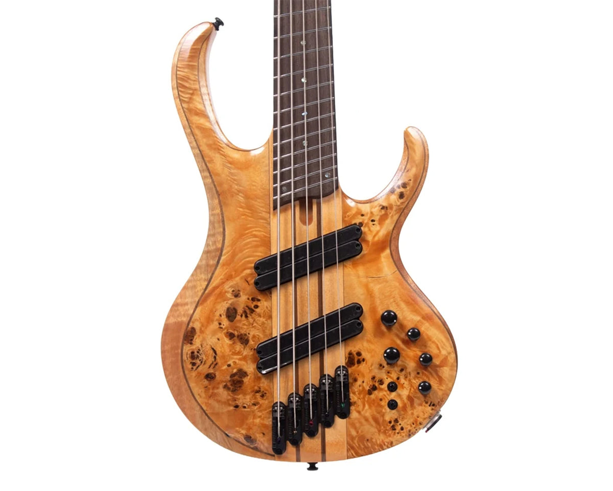 Bajo eléctrico Ibanez BTB805MS-FNL 5 cuerdas multiescala Natural Low Gloss con estuche