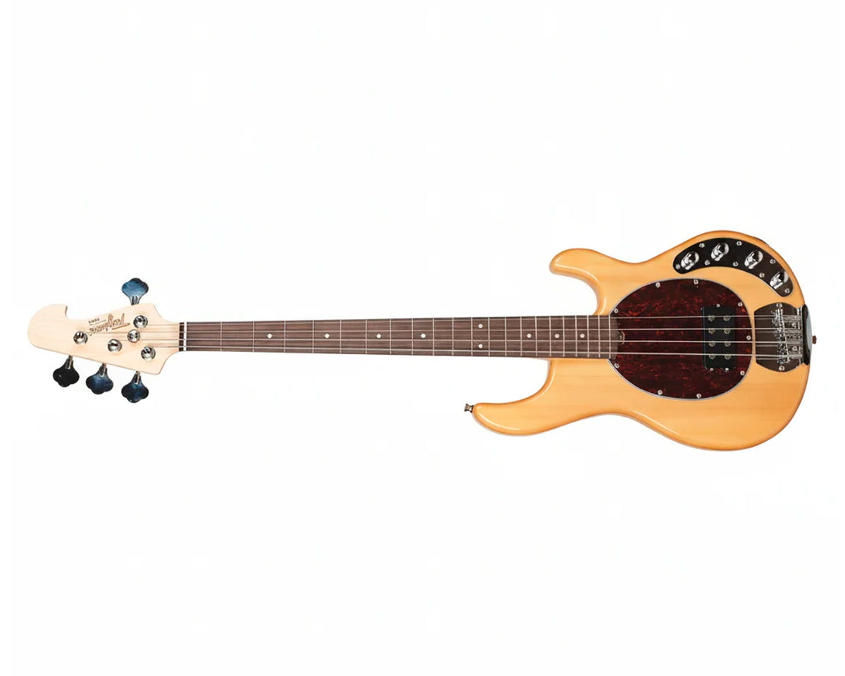 Bajo eléctrico Tagima TBM-4 NT de 4 cuerdas acabado natural con golpeador tortoise