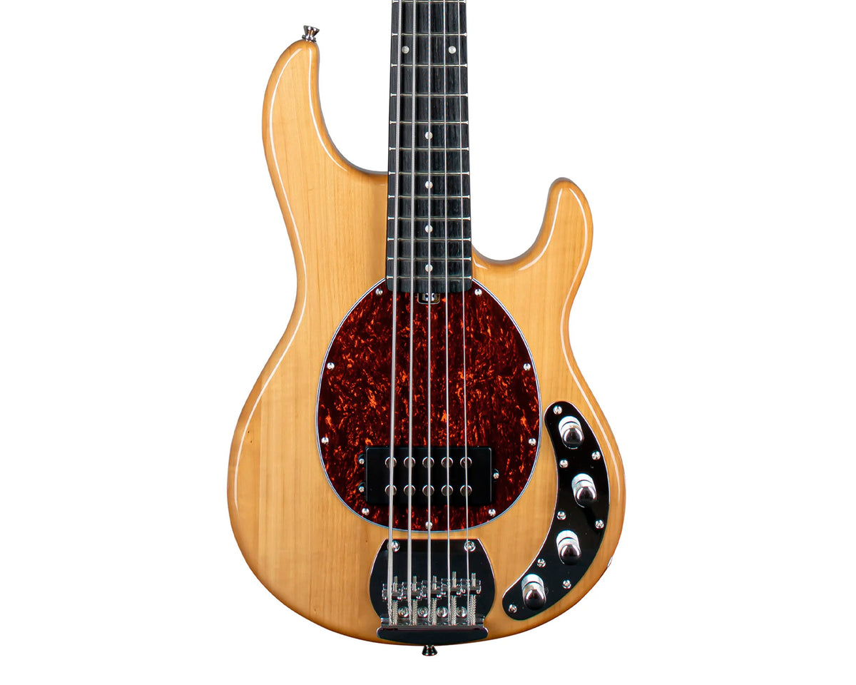 Bajo eléctrico Tagima TBM-5 de 5 cuerdas Natural con golpeador Tortoise
