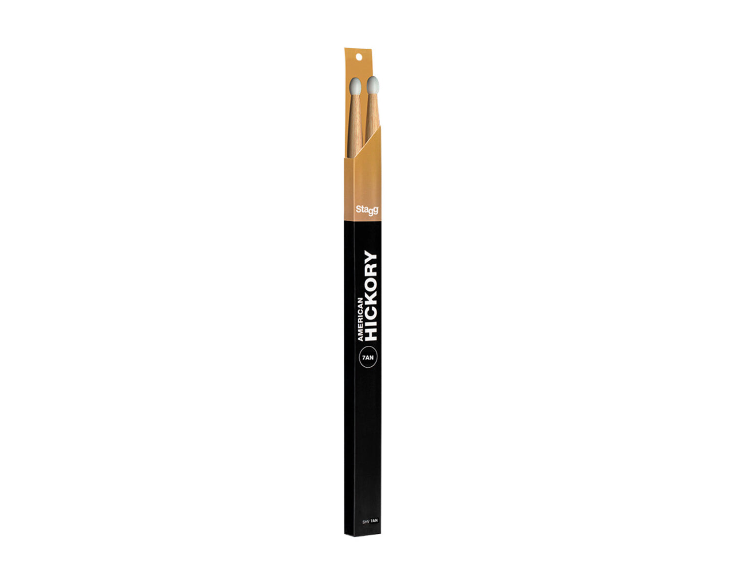 Baquetas Stagg SHV7AN Hickory Serie V7An Punta de Nylon