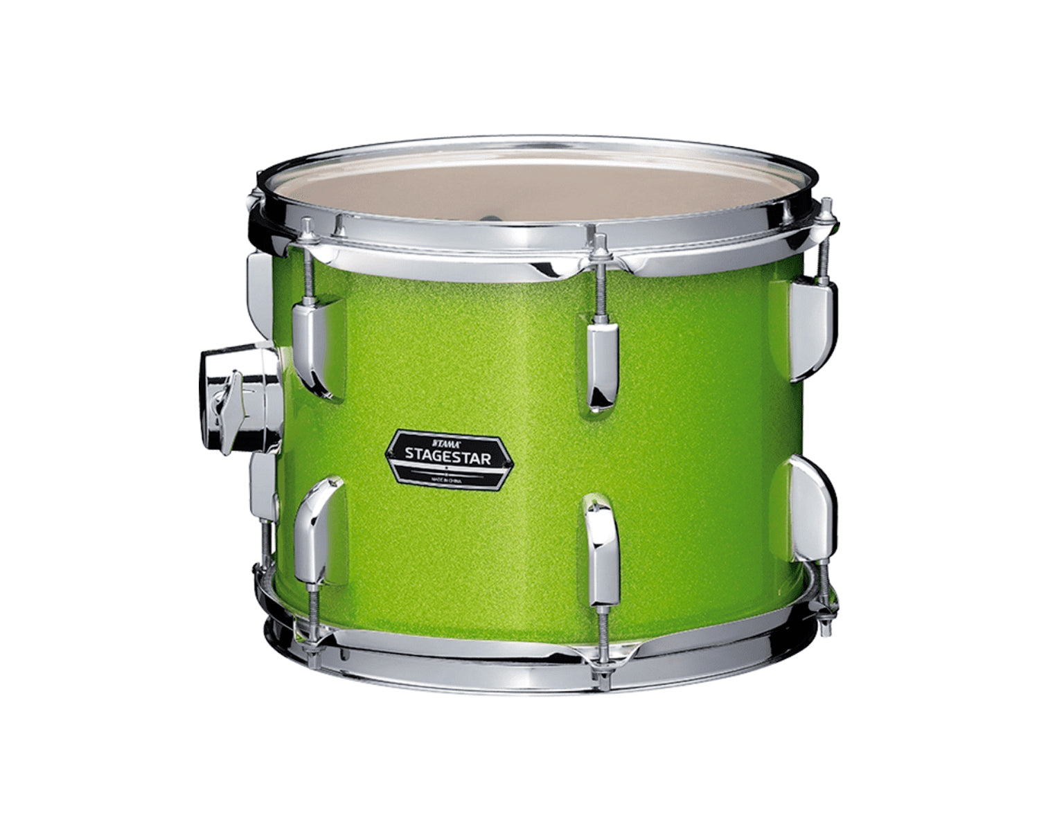 Batería Tama Stagestar de 5 Piezas - Verde Brillante con Atriles, Asiento y Platillos