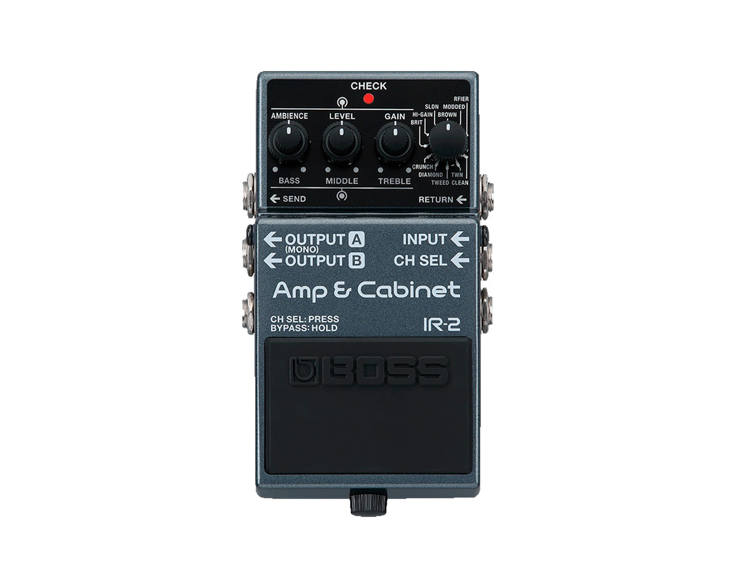 Pedal Boss IR-2 Emulador De Gabinete y Amplificador, 11 Presets y 11 Espacios Para IR De Usuario