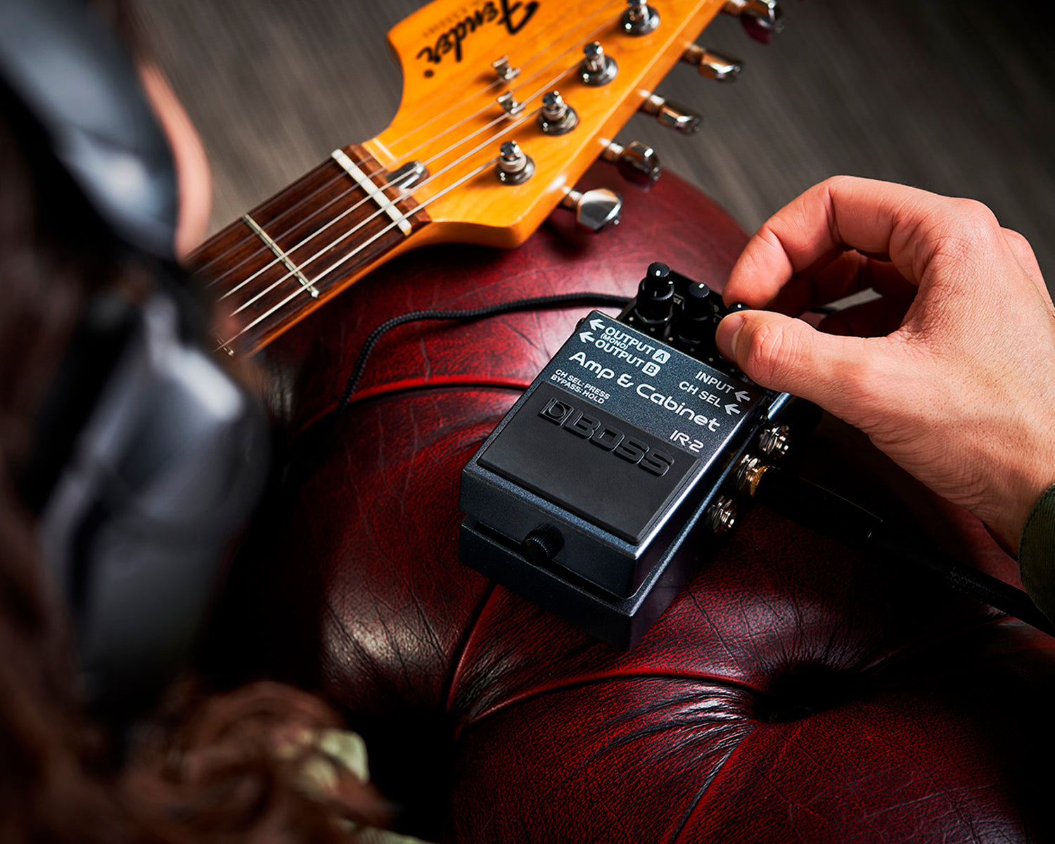 Pedal Boss IR-2 Emulador De Gabinete y Amplificador, 11 Presets y 11 Espacios Para IR De Usuario