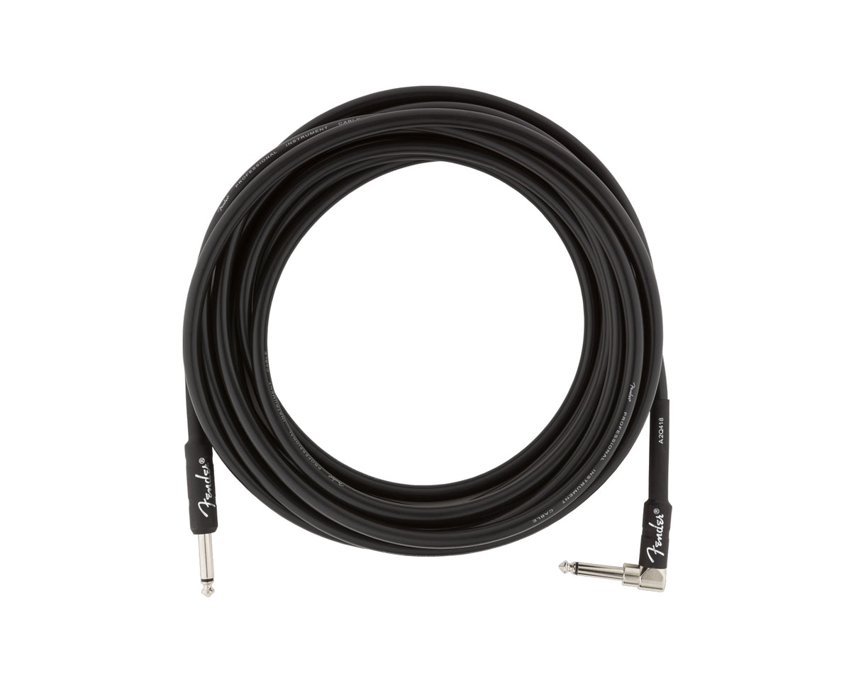 Cable para instrumento Fender Professional Series de 5.5 m negro