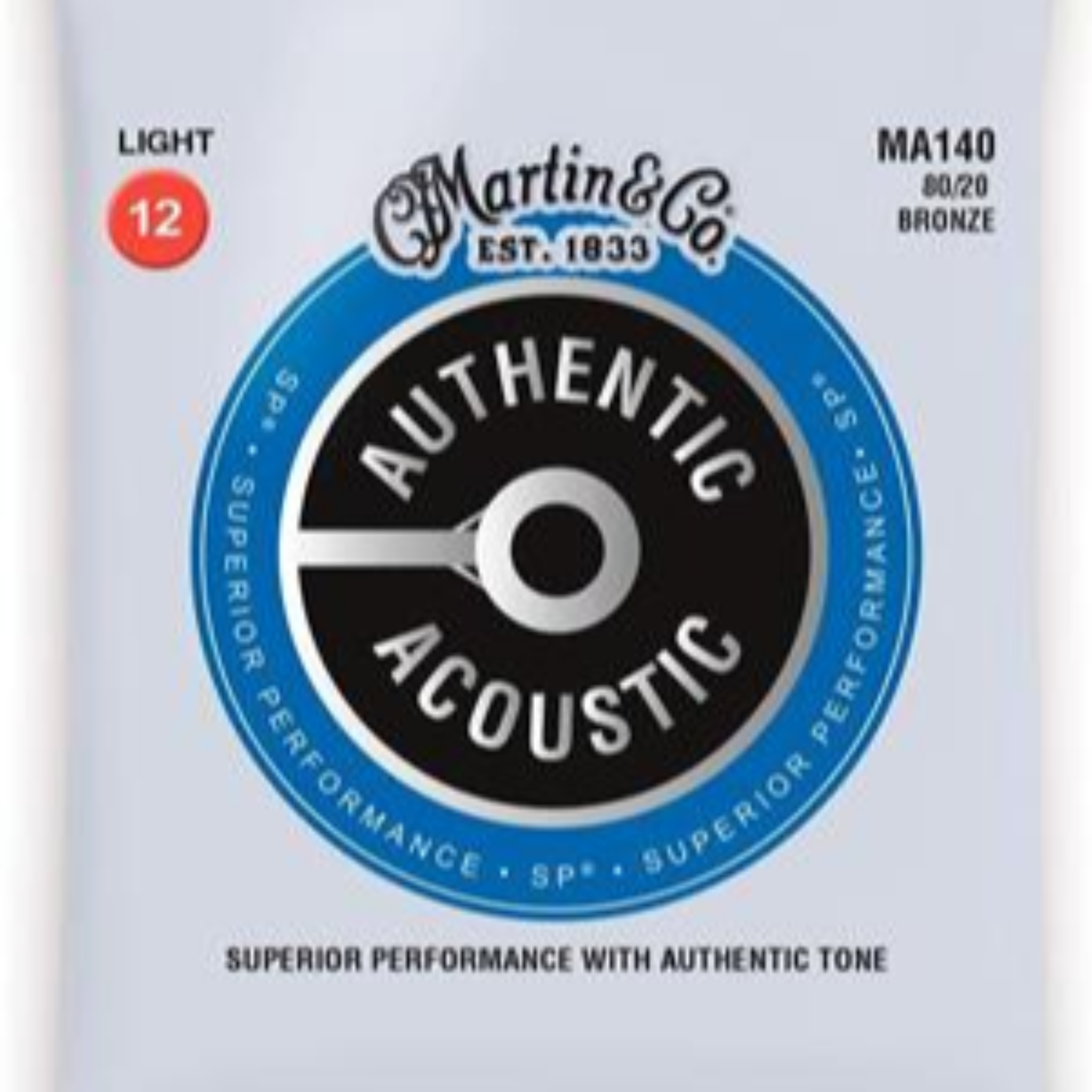 ENCORDADURA P/GUITARRA ACUSTICA MARTIN MA140 AUTHENTIC LIGHT 80/20