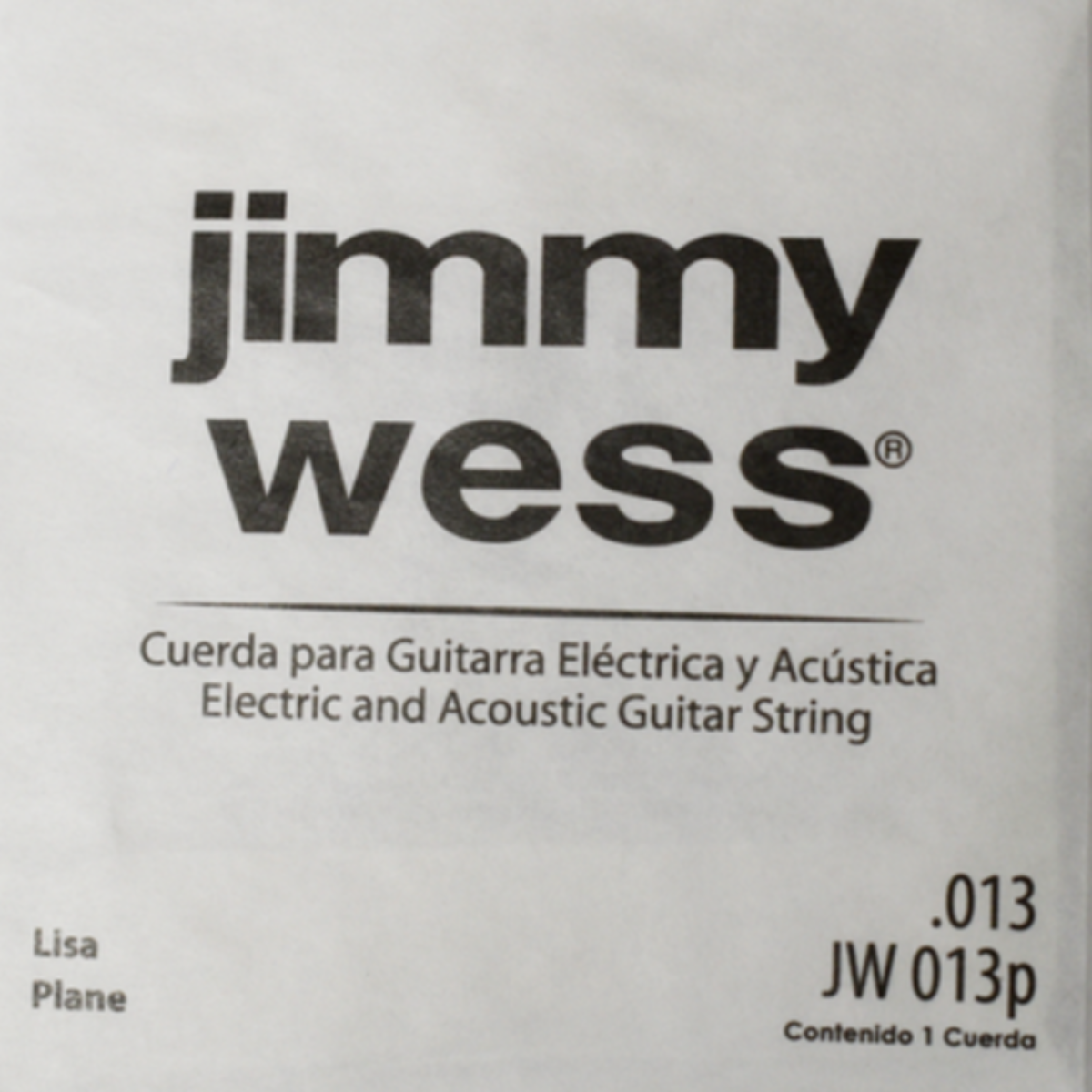CUERDA P/GUITARRA ELECTRICA/ACUSTICA JIMMYWESS LISA (013)