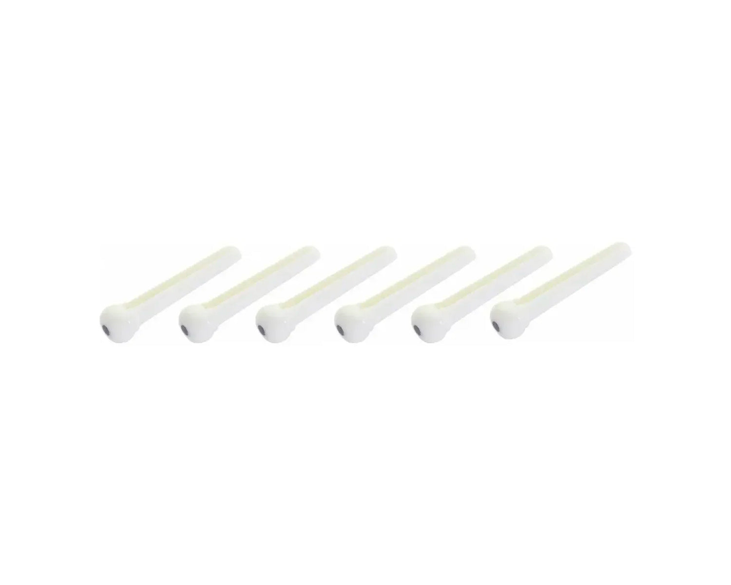 Clavijas Stagg SP-PIWS-WH para Puente de Guitarra Acústica Plástico Blanco Envejecido