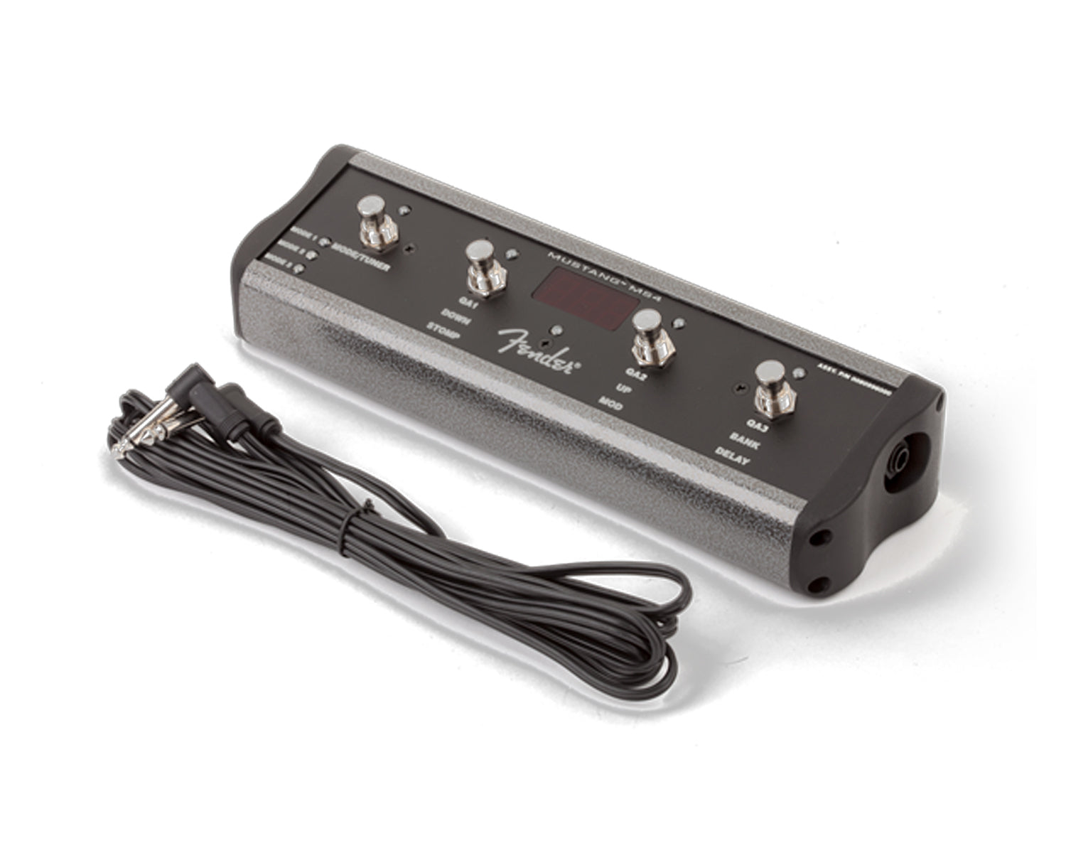 Controlador de pedal de 4 botones Fender MS4 para amplificadores Mustang