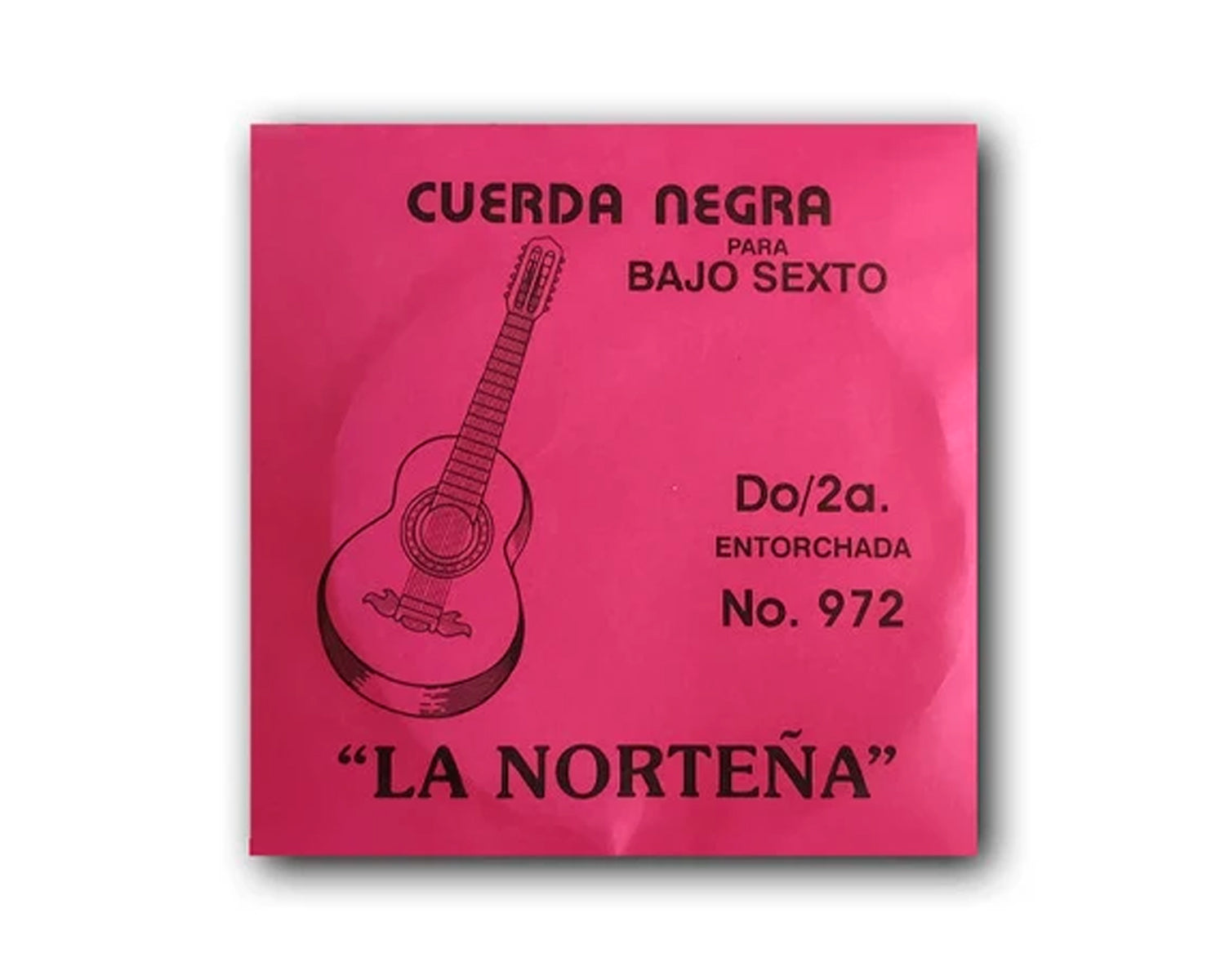 Cuerda para Bajo Quinto y Sexto La Norteña 971 2A caja con 12 Piezas