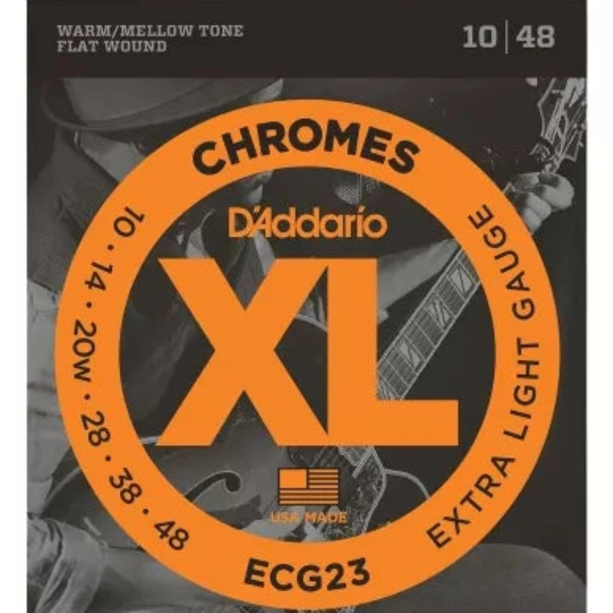 ENCORDURA DADDARIO P/GUITARRA ELECTRICA LLANO 10-48 ECG-23