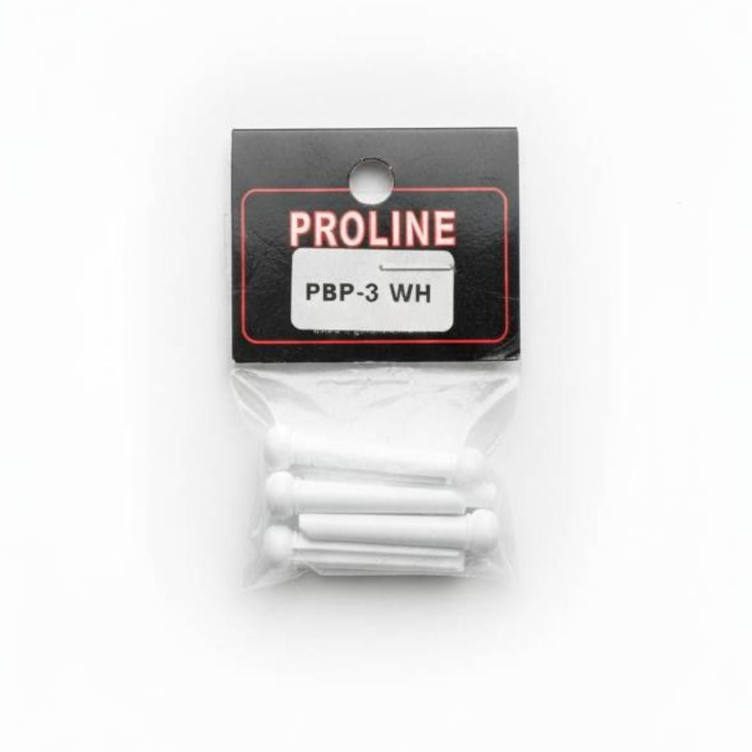 JUEGO DE 6 PINES PARA ACUSTICA BLANCO PROLINE PBP3 WH