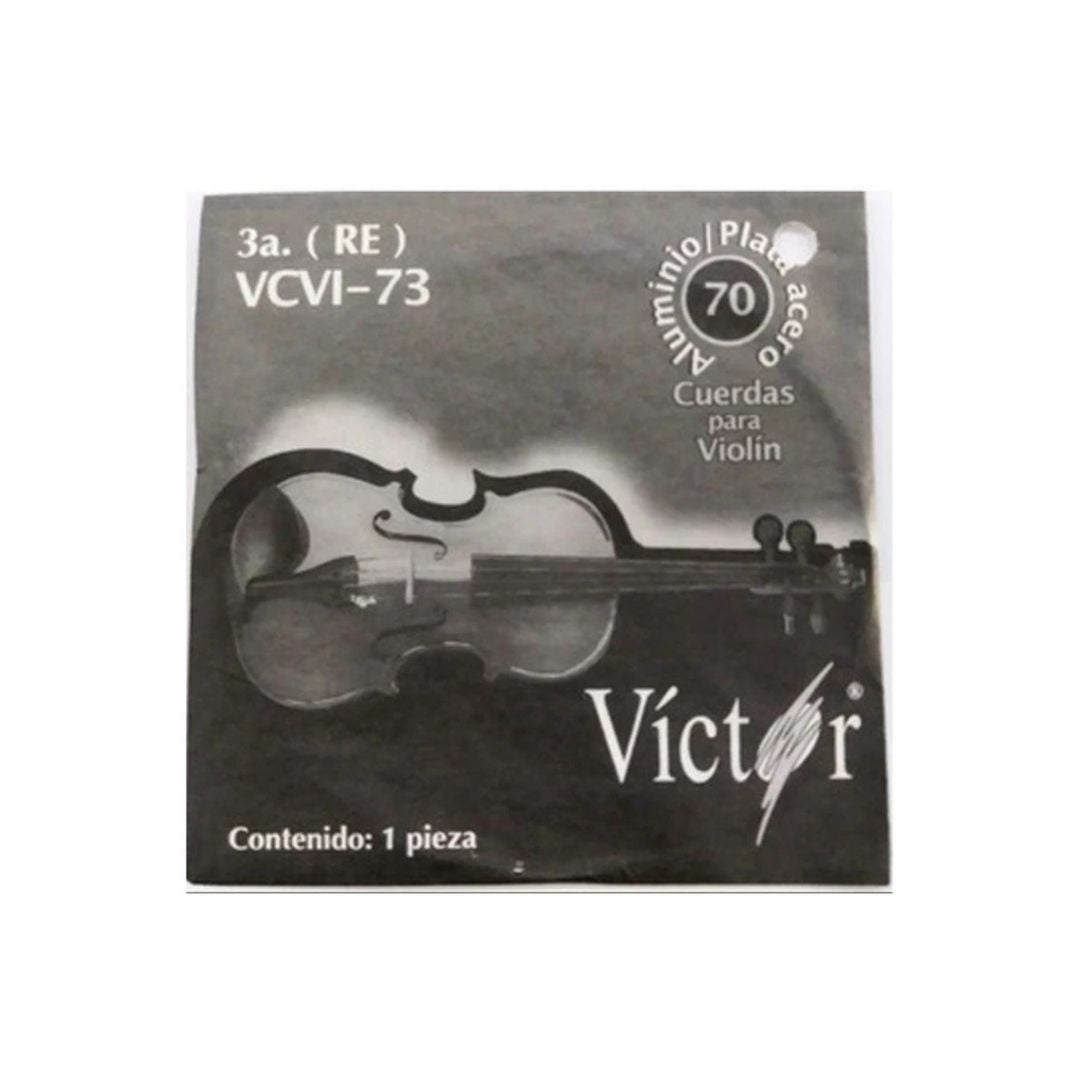 CUERDA VICTOR PARA VIOLIN 3A EN RE ENTORCHADA 73