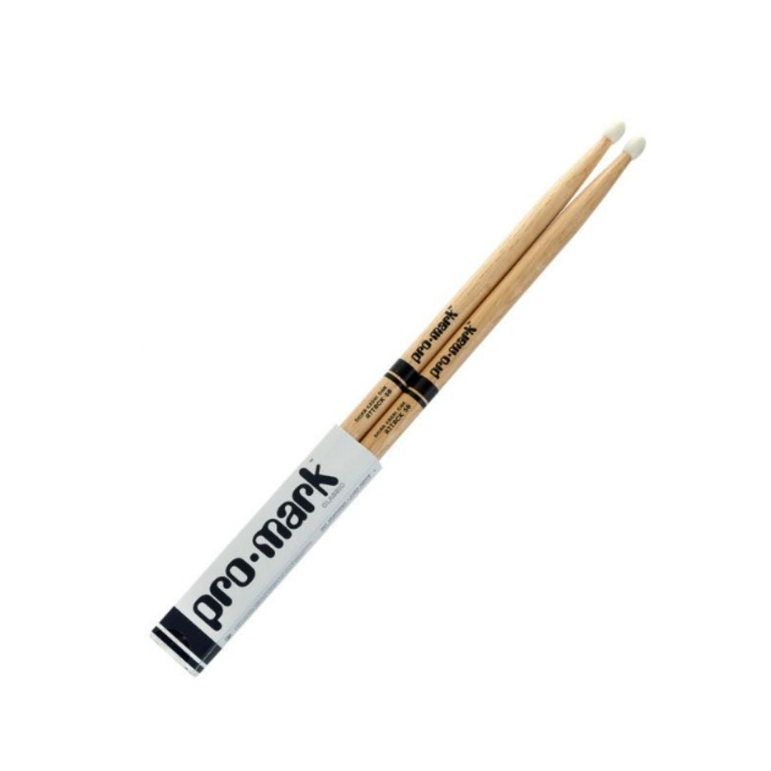 BAQUETAS PROMARK 5B ROBLE PUNTA NYLON PW5BN