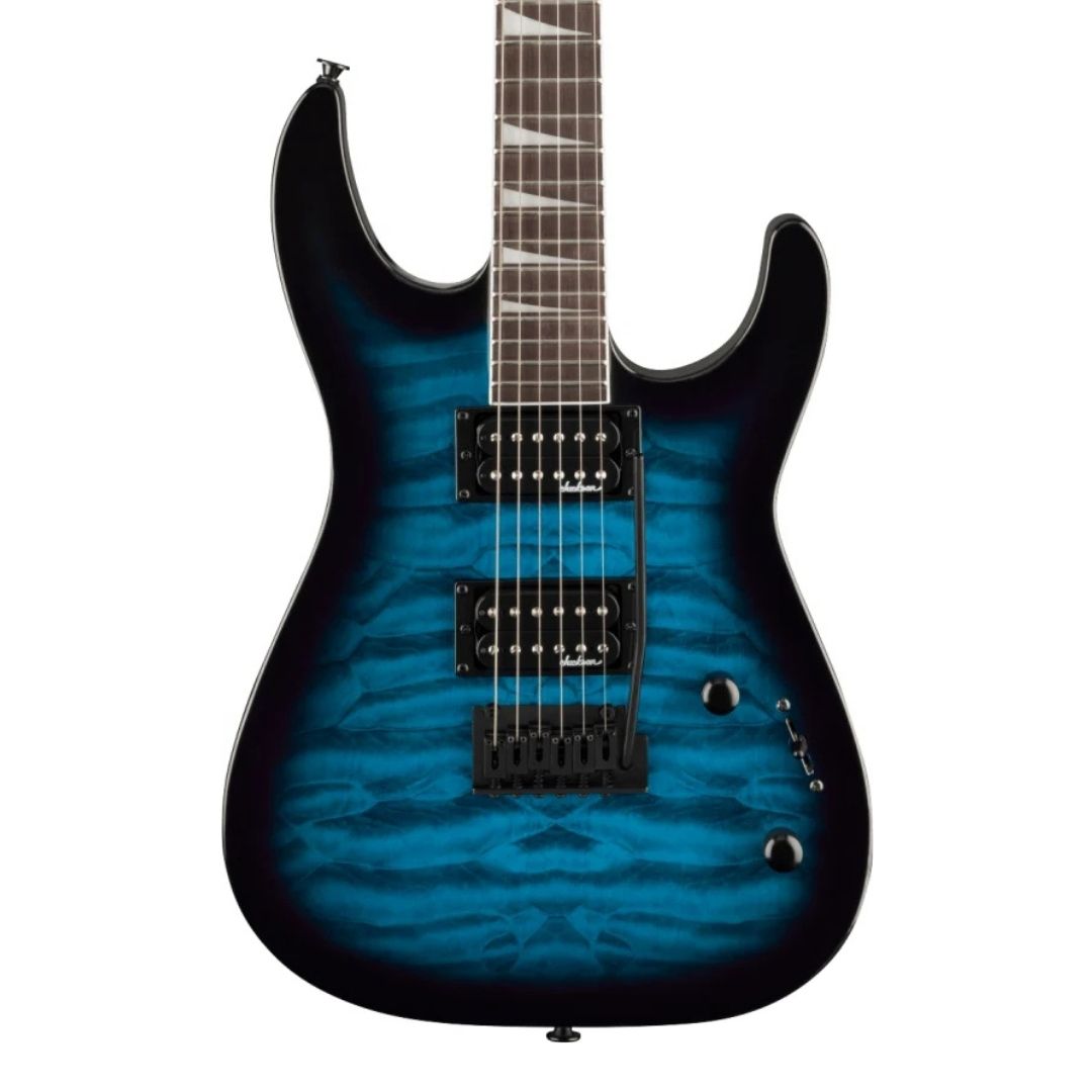 GUITARRA ELECTRICA JACKSON JS20 DINKY DKQ 2PT TRANSPARENT BLUE BURST