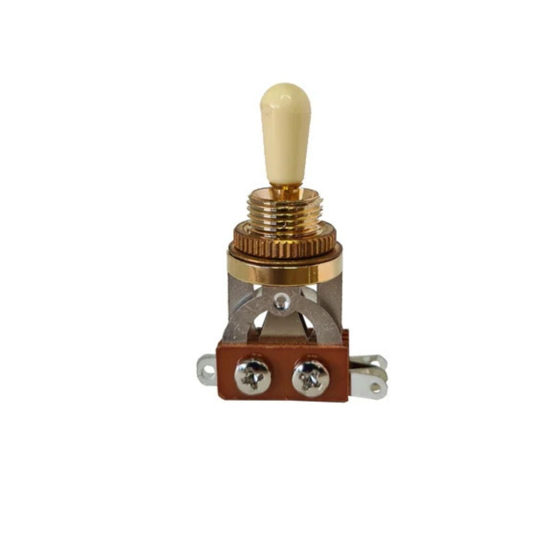 SELECTOR DE PASTILLA PROLINE PARA GUITARRA LP 3 PASOS DORADO/CREMA SWT16GD/IV