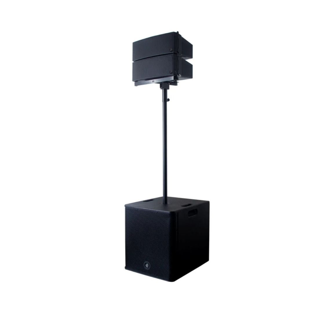 SIST DE AUDIO COPACTO QMC AREO 2X5 + BASS 115 +STAND Y TUBO