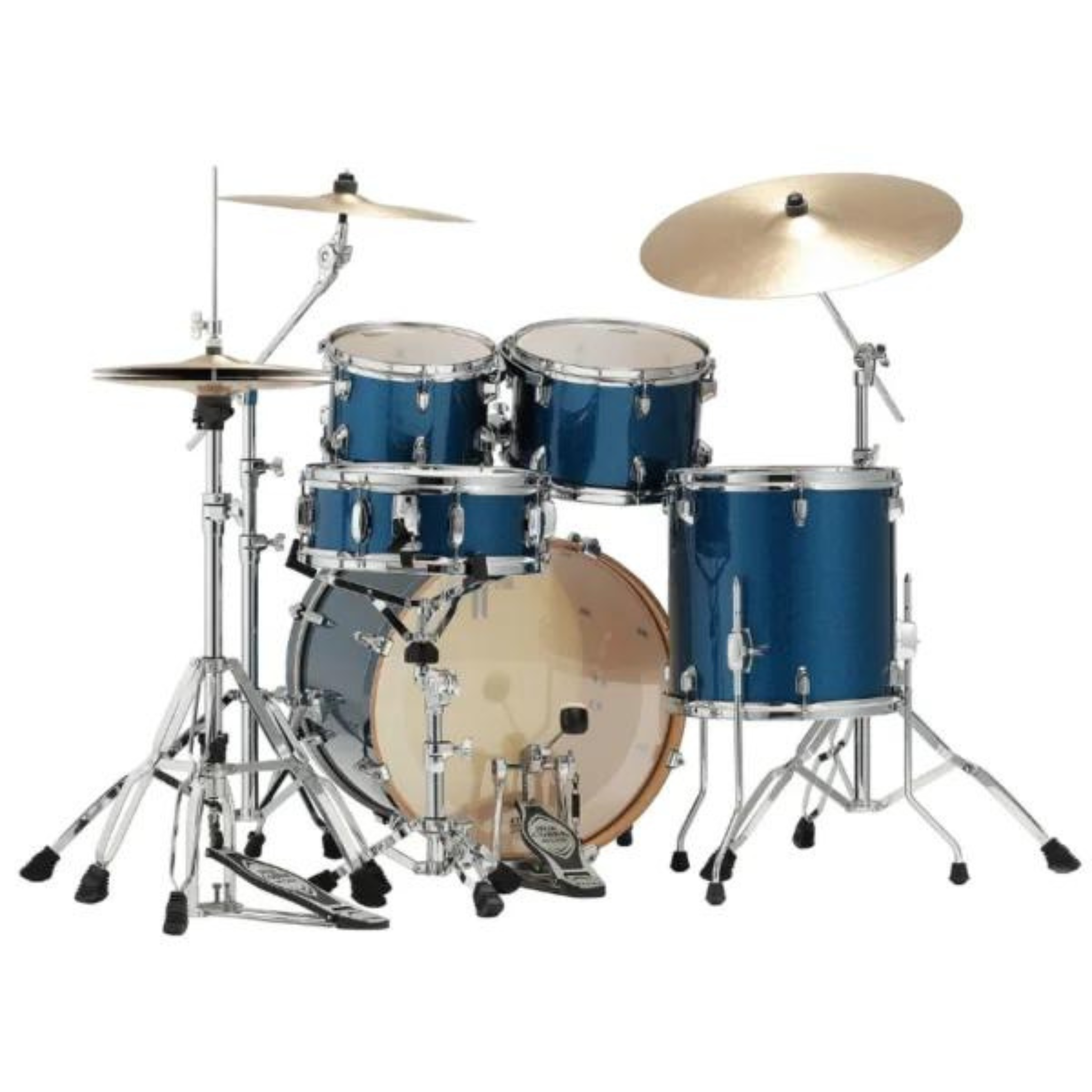 BATERIA TAMA ''SUPERSTAR CLASSIC MAPLE'' DE 5 PZAS. AZUL BRILLANTE CON ATRILES