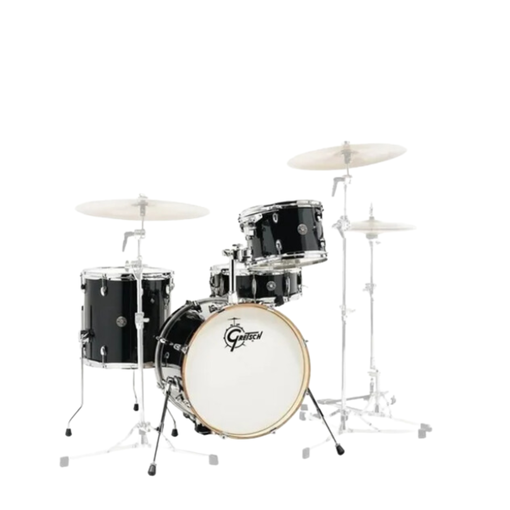 BATERIA GRETSCH CATATALINA CLUB JAZZ 18 PIANO BLACK S/STANDS