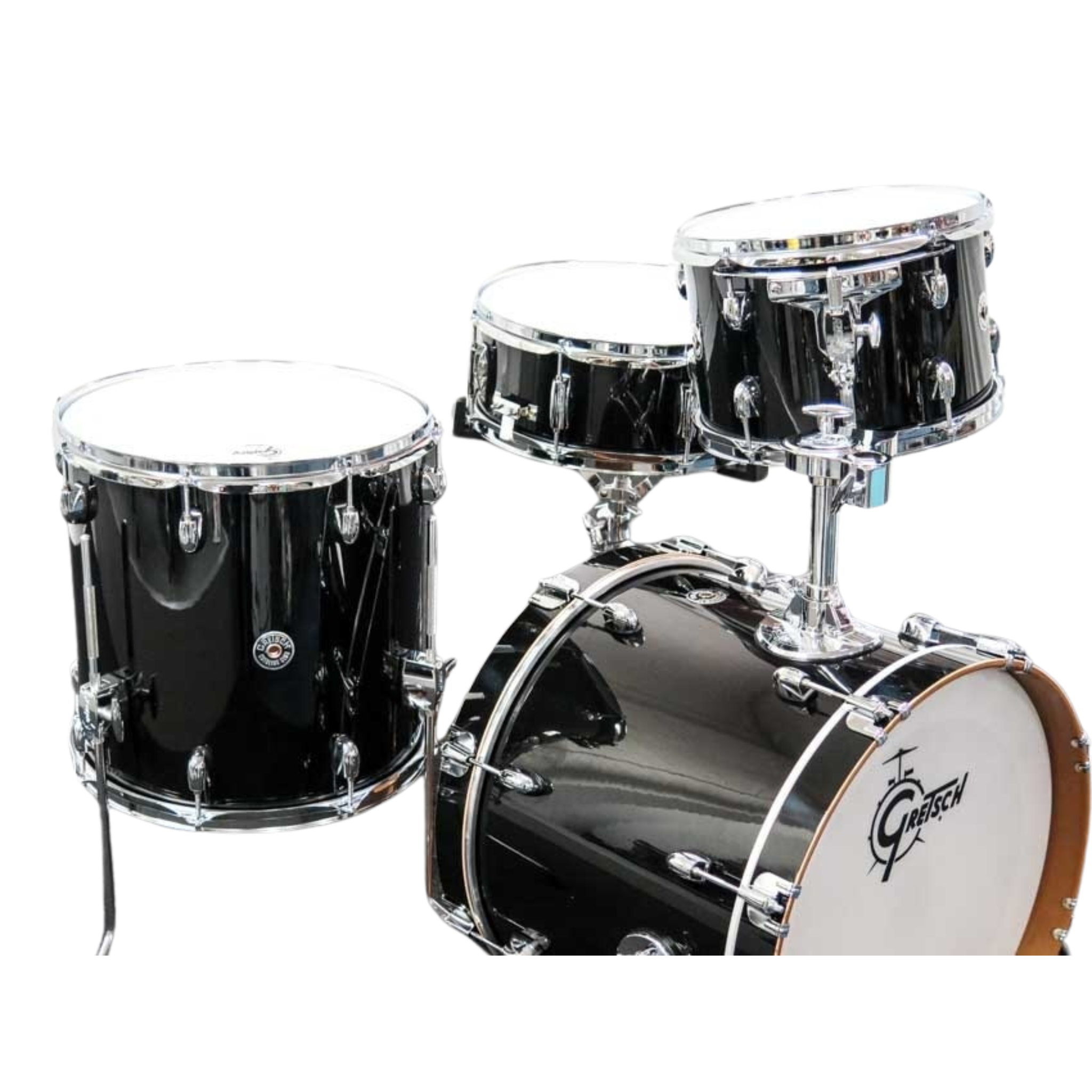 BATERIA GRETSCH CATATALINA CLUB JAZZ 18 PIANO BLACK S/STANDS