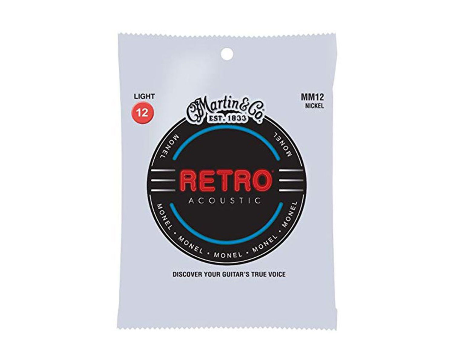ENCORDADURA P/GUITARRA ACUSTIC MARTIN RETRO MM12 LIGHT