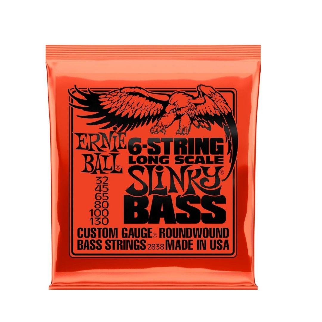 ENCORDADURA ERNIE BALL 2838 HYBRID SLINKY COATED 6 CUERDAS 032-130