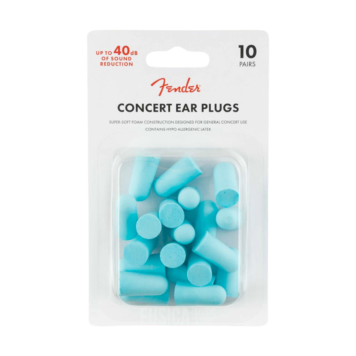 EAR PLUGS CONCERT 10 PAIR DNB FENDER