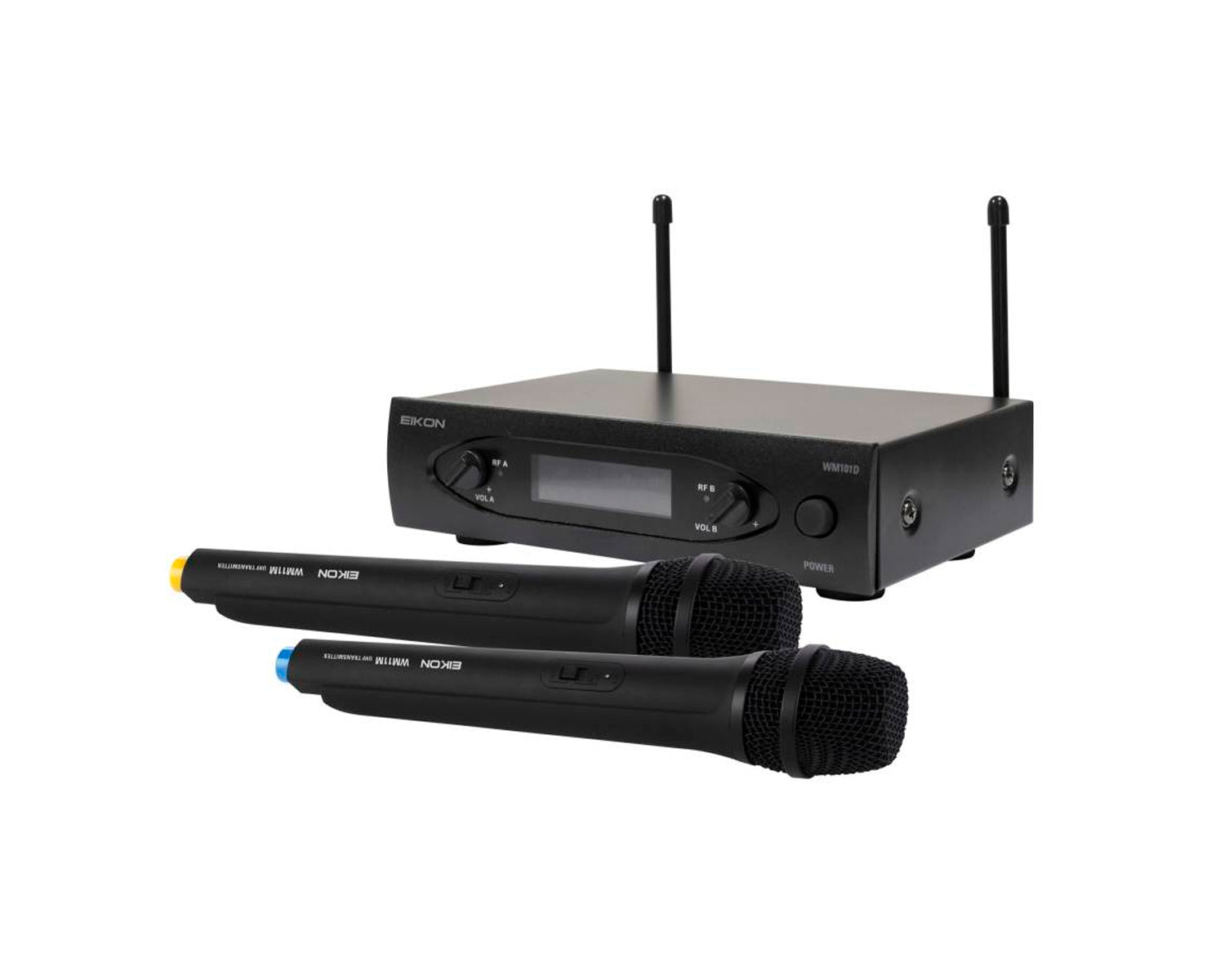 Sistema de Micrófono Inalámbrico EIKON WM101DMV2 UHF Dual Handheld