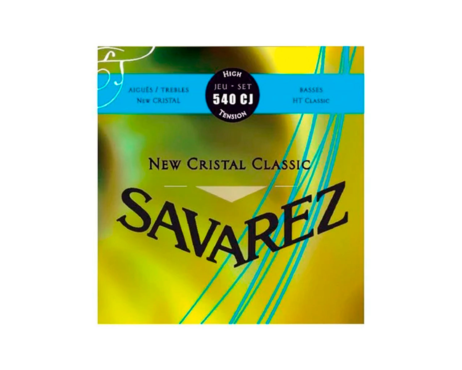 Encordadura para Guitarra Clásica Savarez 540CJ New Cristal Tensión Alta