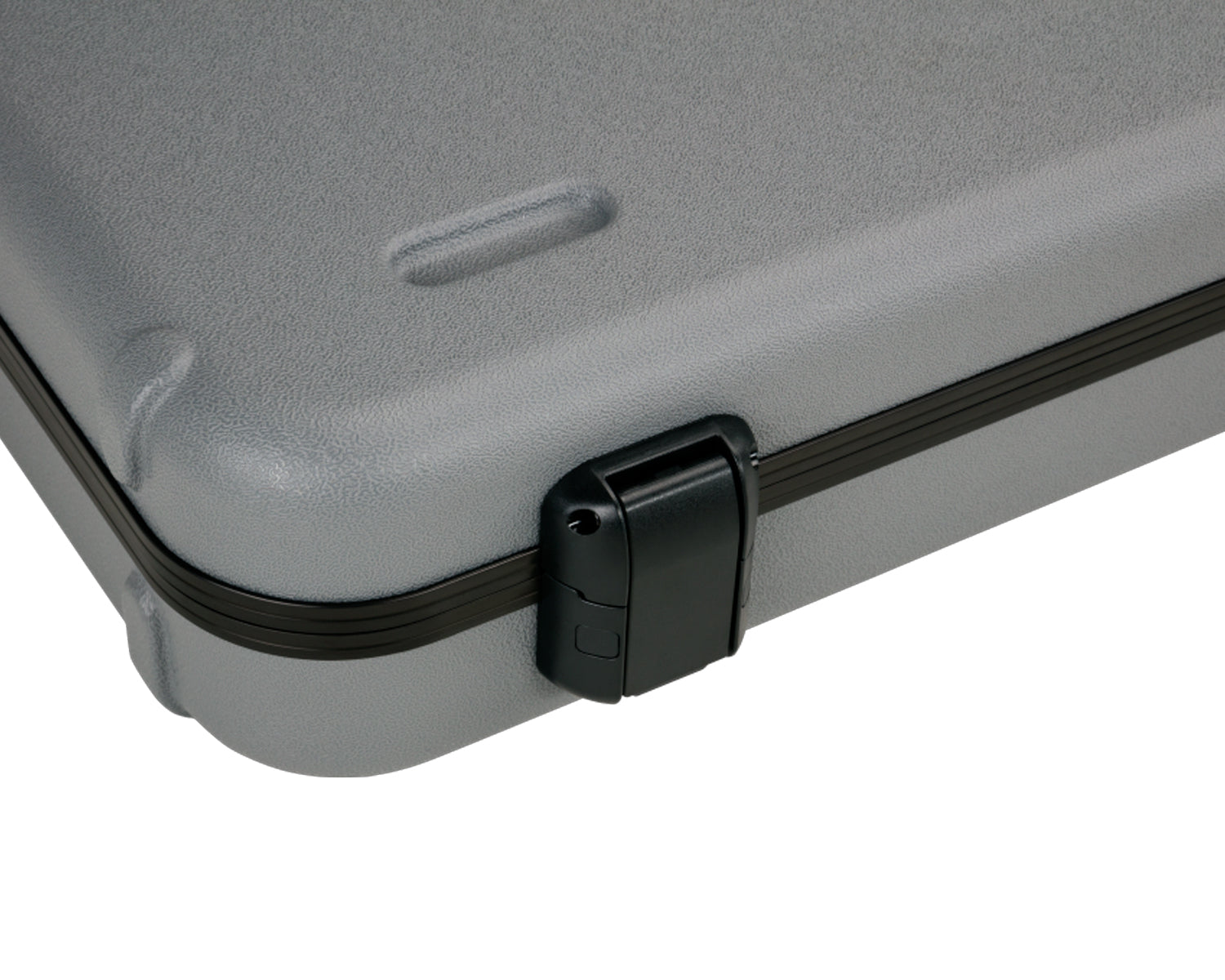 Estuche Moldeado Fender Deluxe para Stratocaster y Telecaster Plata con Interior Azul