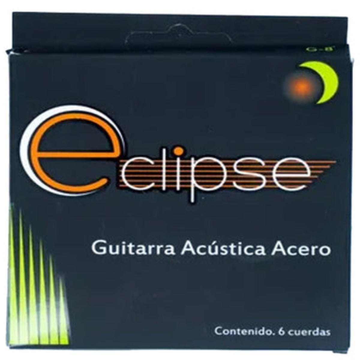 ENCORDADURA GUITARRA ACUSTICA ACERO ECLIPSE G-8