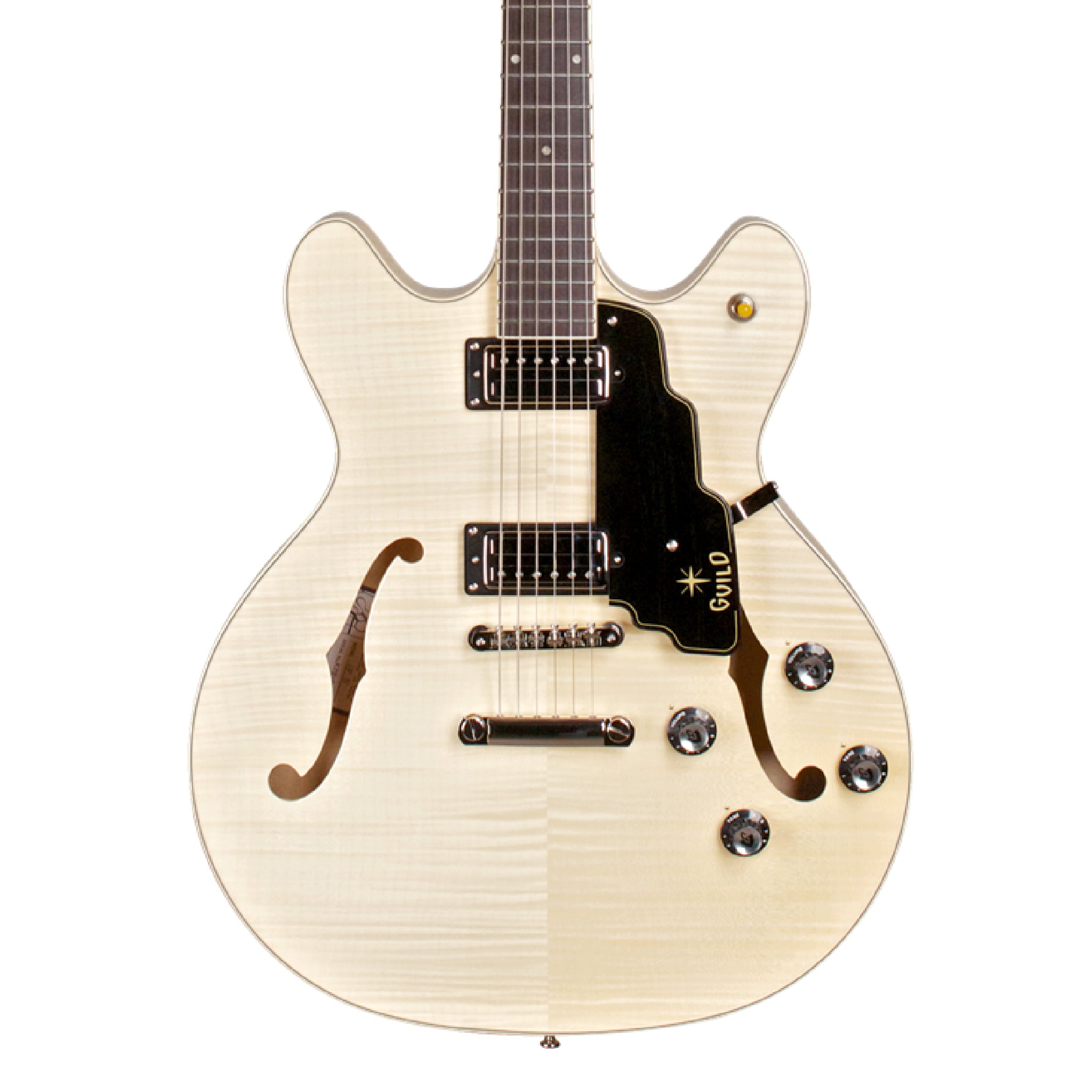 GUILD STARFIRE IV ST FLAMED MAPLE NATURAL CON CASE