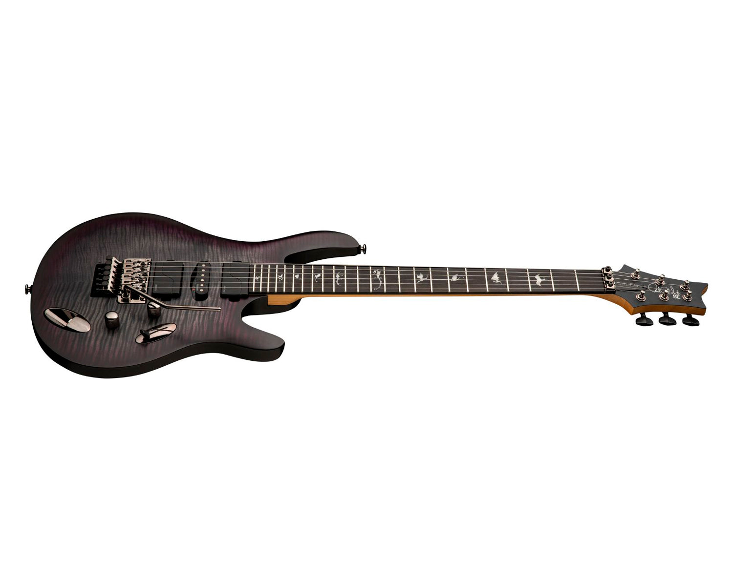Guitarra Electrica PRS SE Chleo Charcoal Purple Burst Con Gig Bag