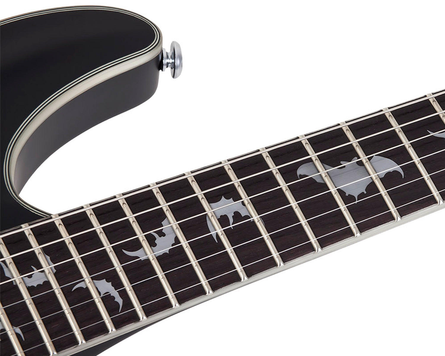 Guitarra Eléctrica Schecter Damien Platinum 6 FR  Floyd Rose Pastillas EMG Satin Black