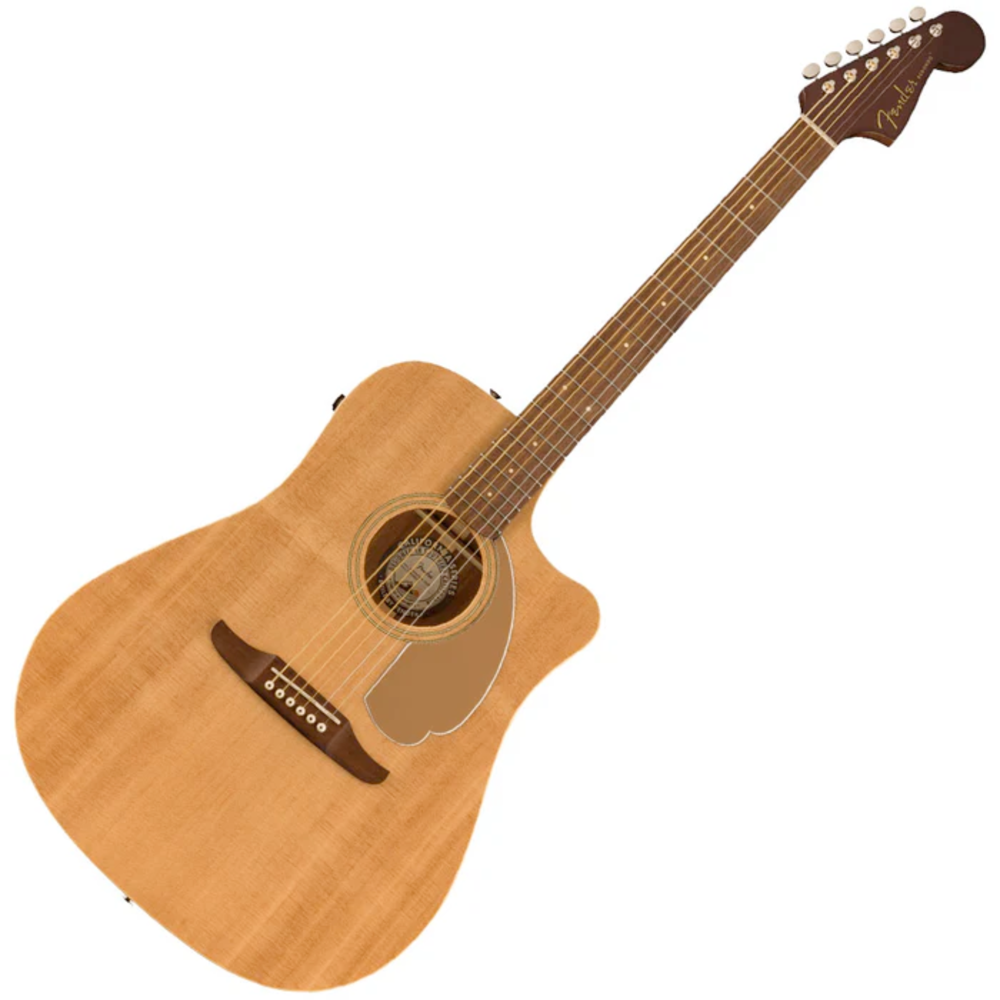 GUITARRA ELECTROACUSTICA FENDER REDONDO PLAYER NATURAL WN