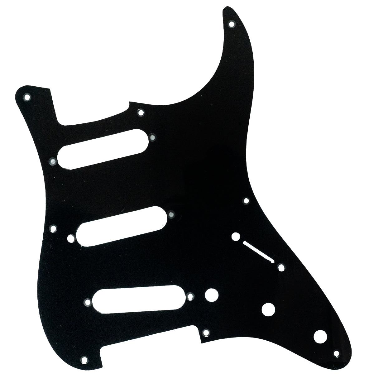 MICA AXLABS STRAT PICKGUARD 11-HOLE BLACK