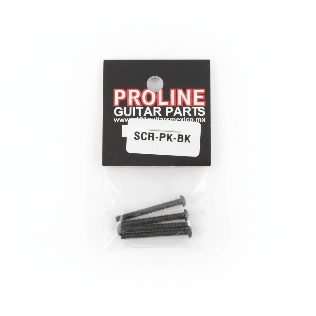 TORNILLOS PARA ALTURA DE PASTILLA PAQUETE CON 4 PIEZAS NEGROS PROLINE SCRPKBK