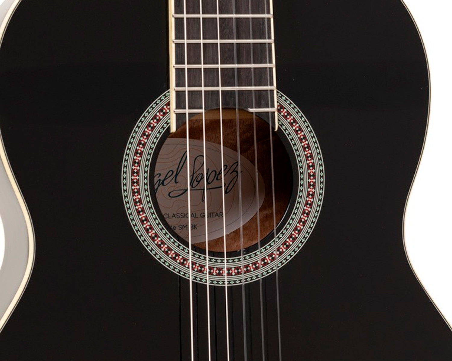 Guitarra Clásica Angel Lopez Alicante SM BK Spruce High Gloss