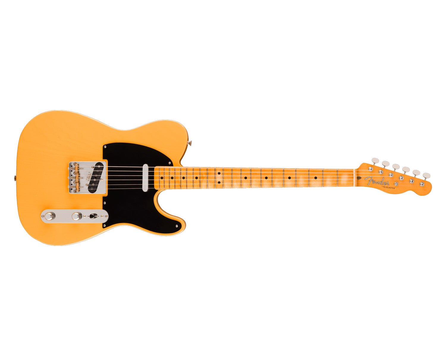 Guitarra Electrica Fender Telecaster 1951 Vintera Road Worn 75º Aniversario Butterscotch Blonde