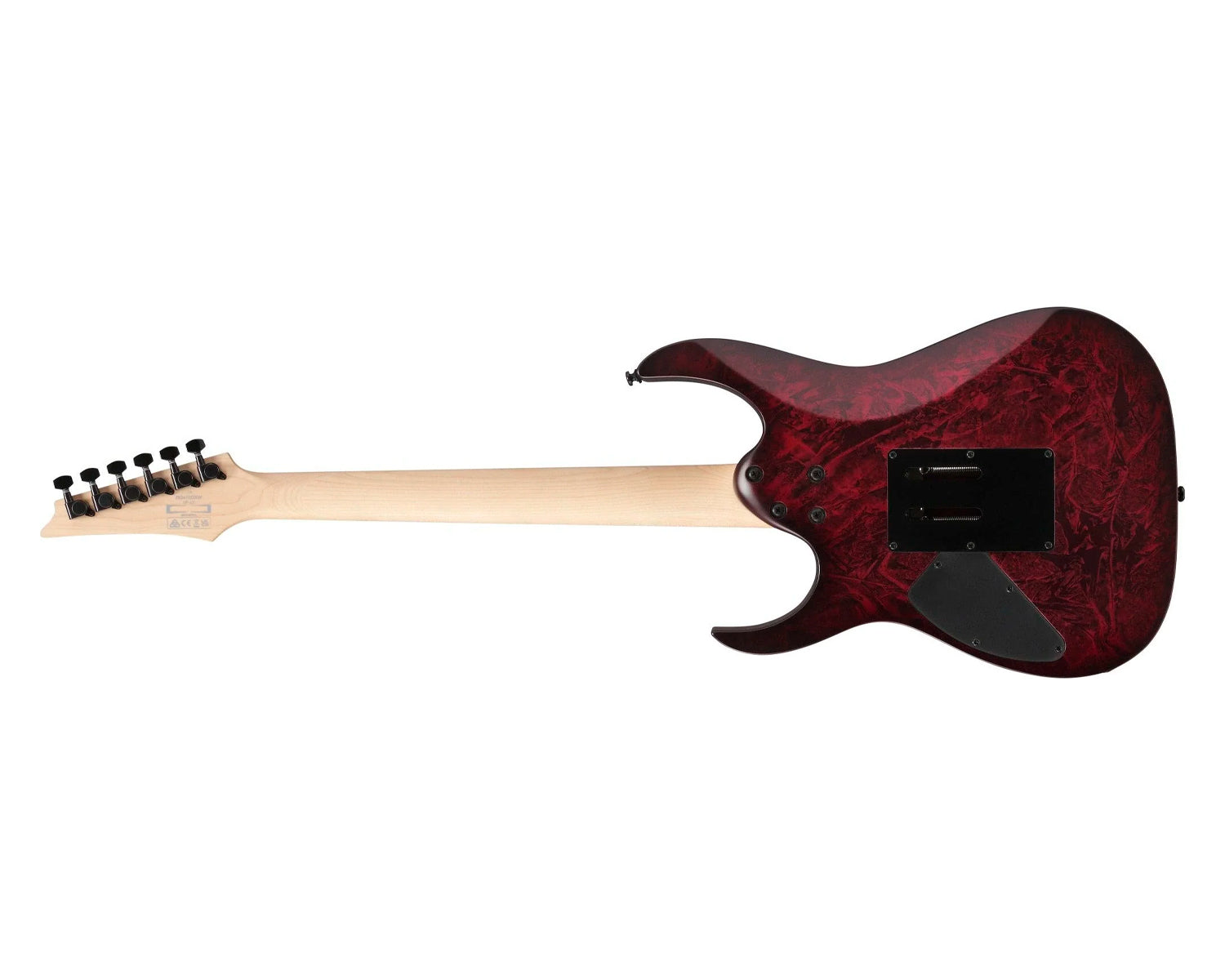 Guitarra Eléctrica Ibanez RG470DXW-WZM Vino Texturizado / Sombreado Negro Mate