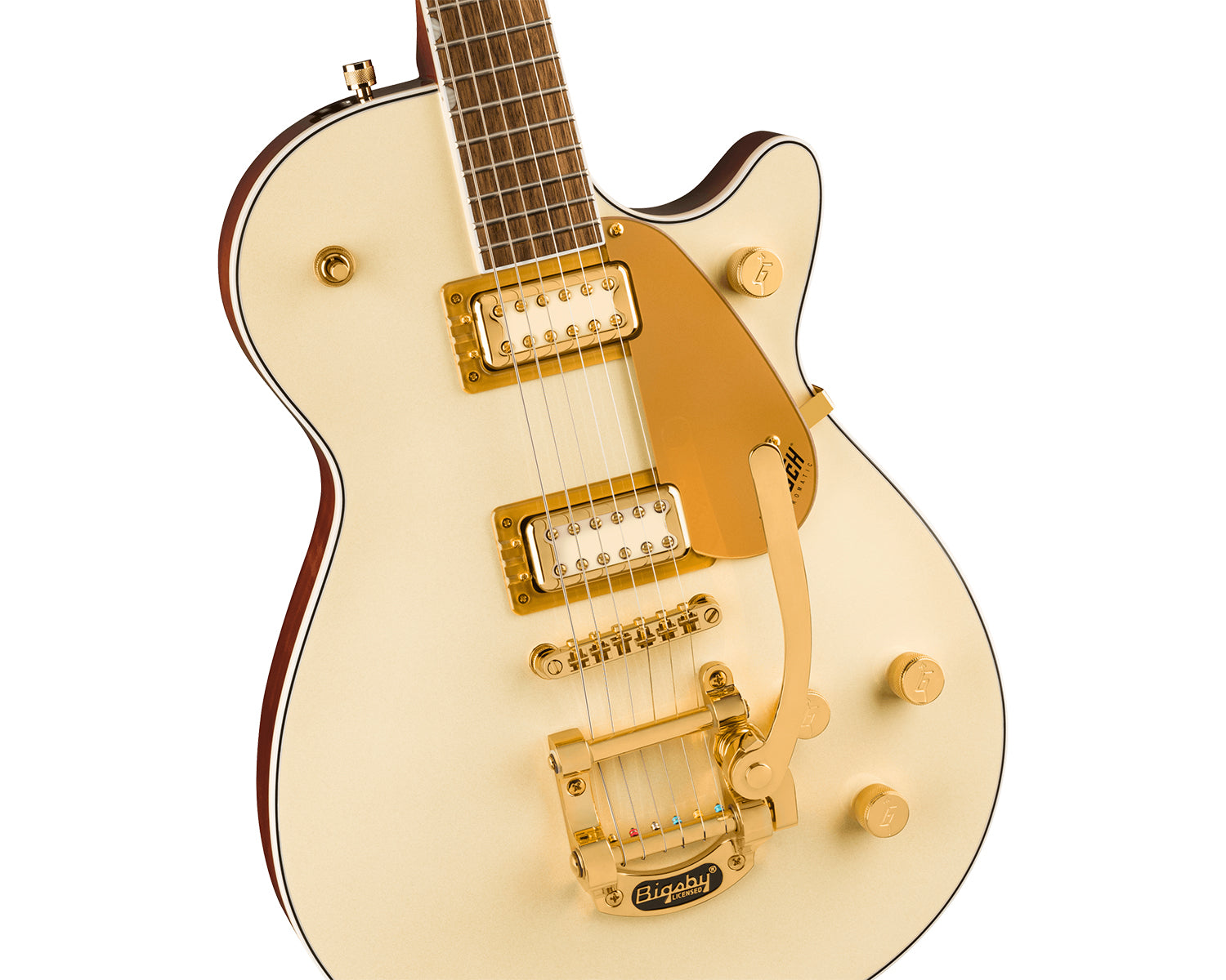 Guitarra Electrica Jet Electromatic Pristine LTD with Bigsby White Gold