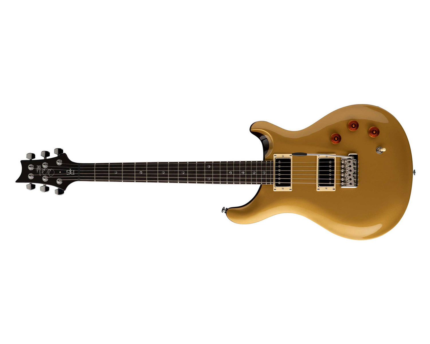 Guitarra Eléctrica PRS SE DGT Moons Gold Top con Gig Bag