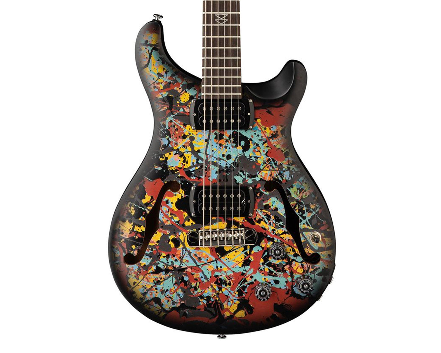 Guitarra Eléctrica PRS SE Ed Sheeran Cosmic Splash Hollowbody I Baritone Piezo Edición Limitada Cosmic Splash