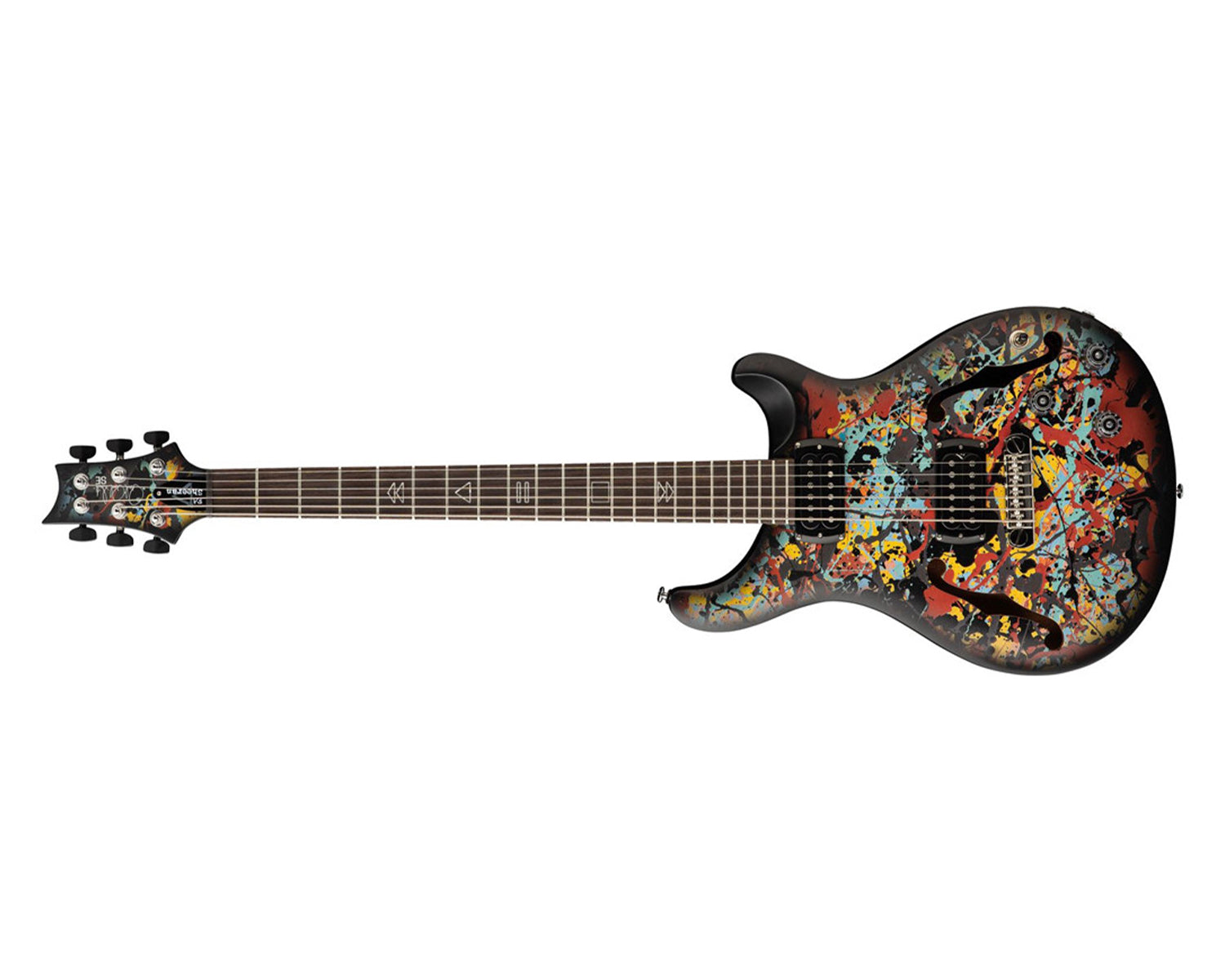 Guitarra Eléctrica PRS SE Ed Sheeran Cosmic Splash Hollowbody I Baritone Piezo Edición Limitada Cosmic Splash