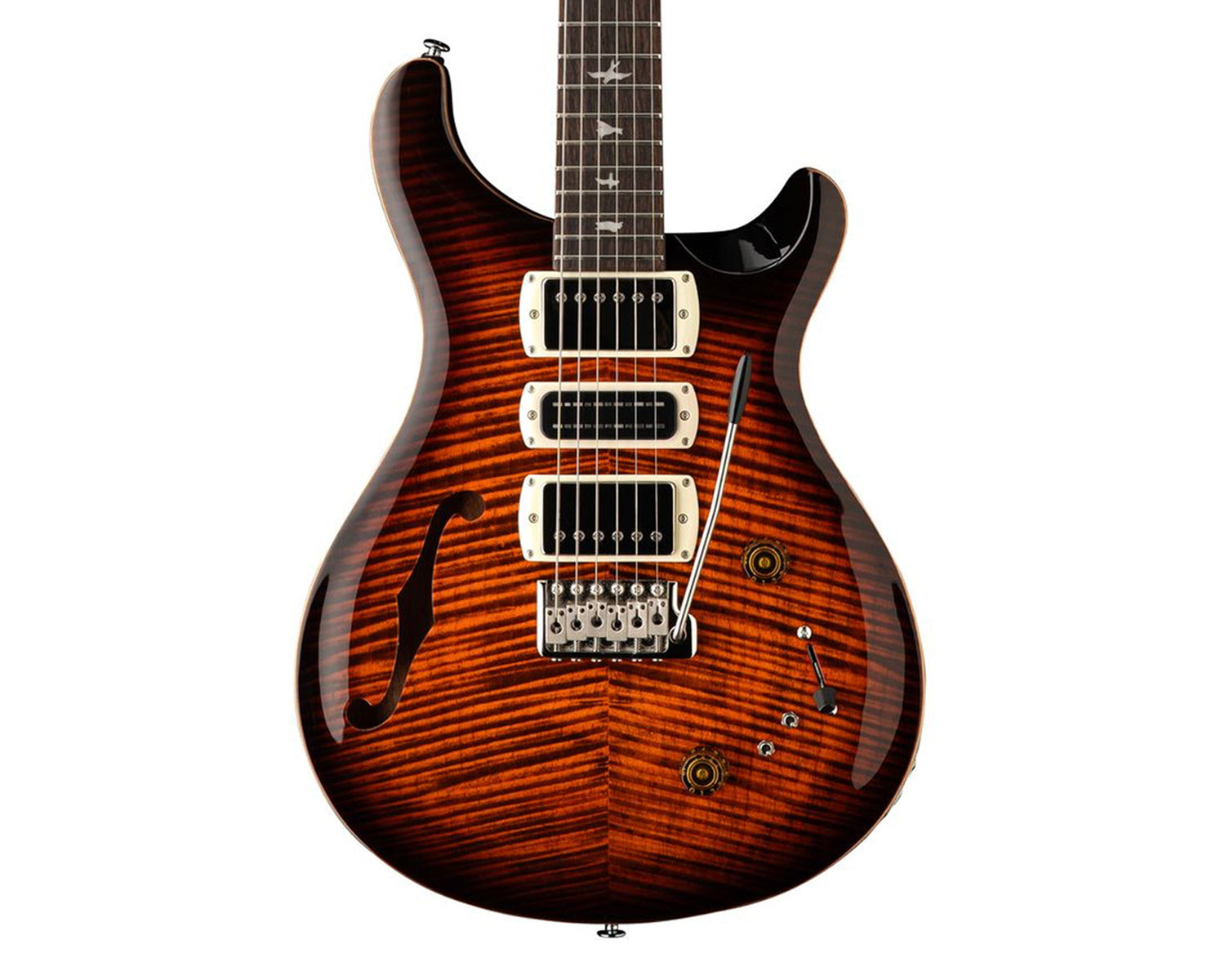 Guitarra Eléctrica PRS SE Special Semi-Hollow Orange Tiger Smokeburst