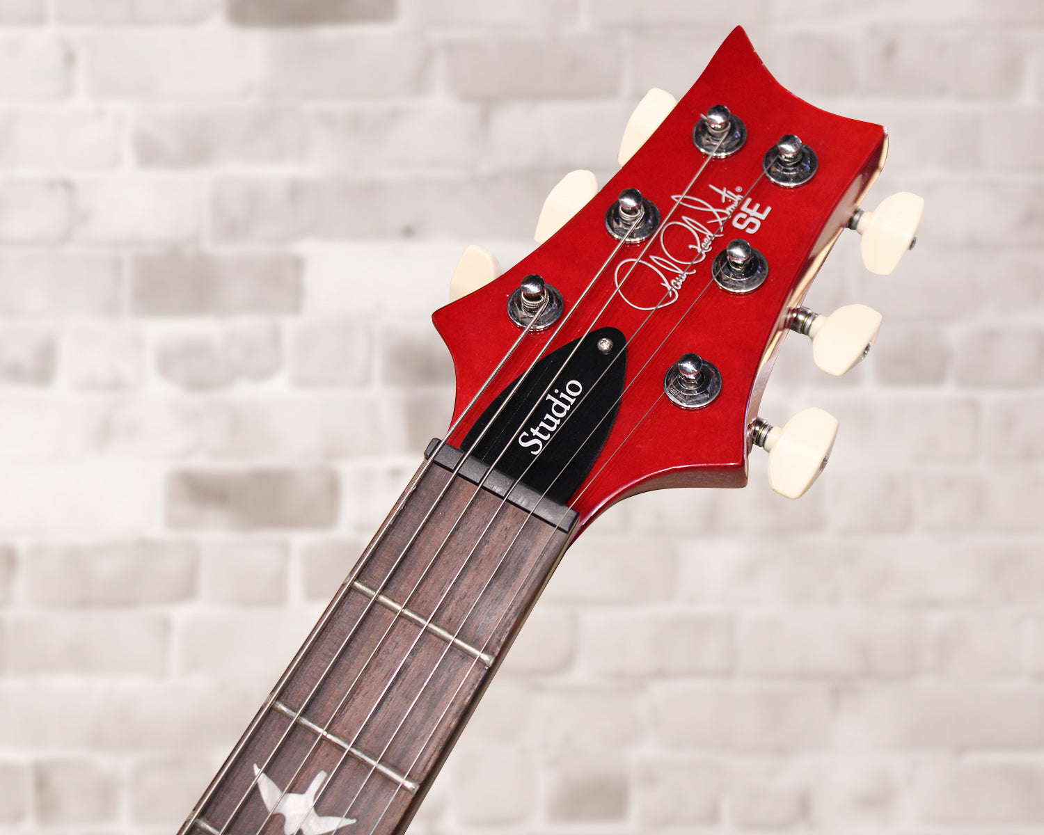 Guitarra Eléctrica PRS SE Studio Charcoal Cherry Burst Con Gig Bag