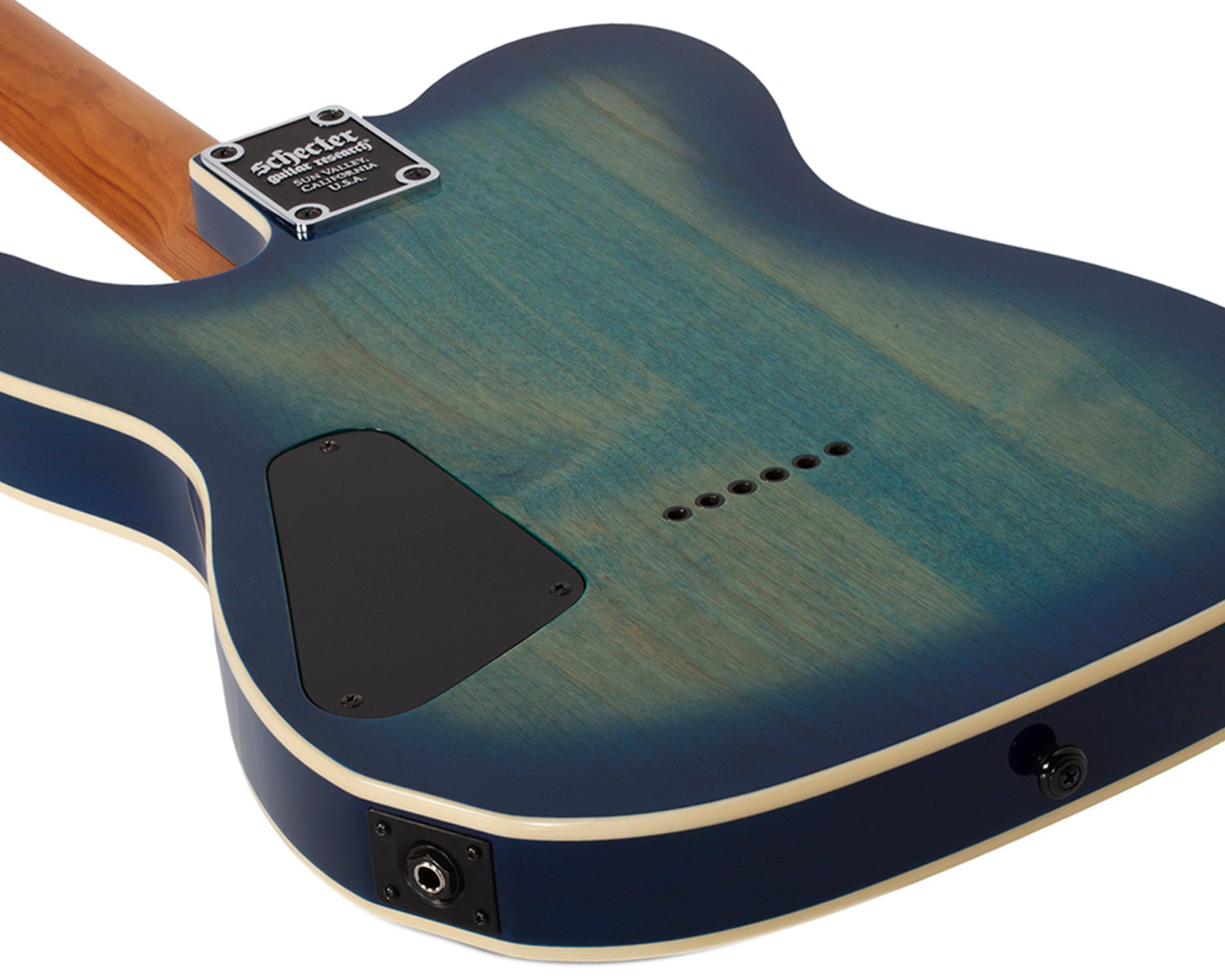 Guitarra Eléctrica Schecter PT Pro Maple Trans Blue Burst
